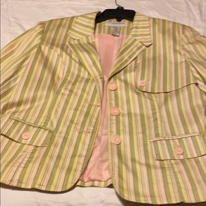 Pin striped jacket